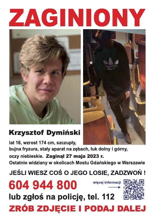 Zaginiony Krzysztof Dymiński, fot. Facebook agnieszka.dyminska.50.jpg
