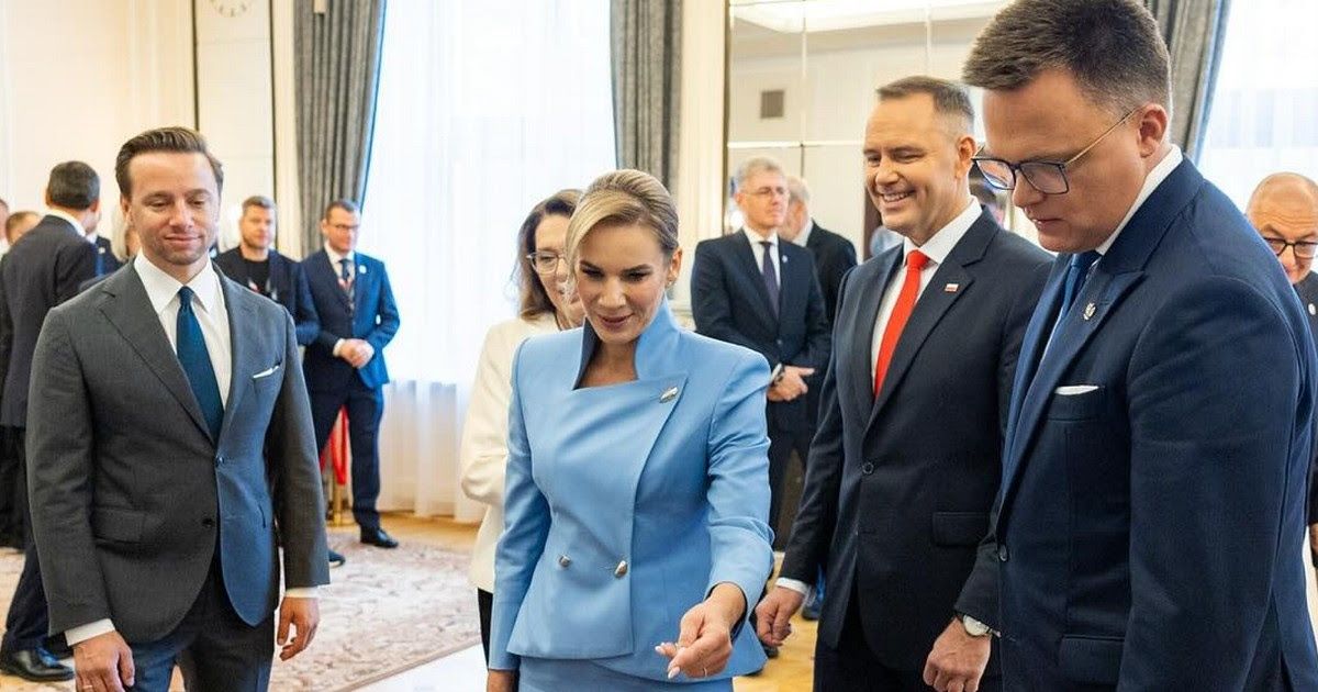 Talerzyk u Nawrockich po zaprzysiężeniu. Tym ugościli polityków