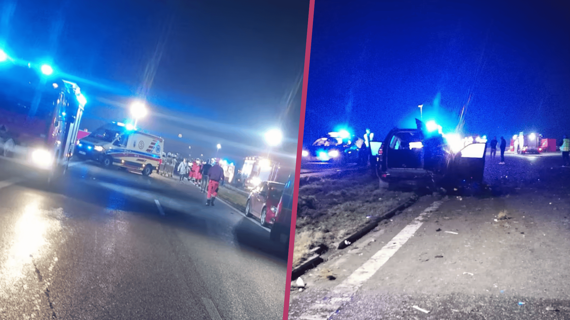 Zdjęcia z wypadku na S8