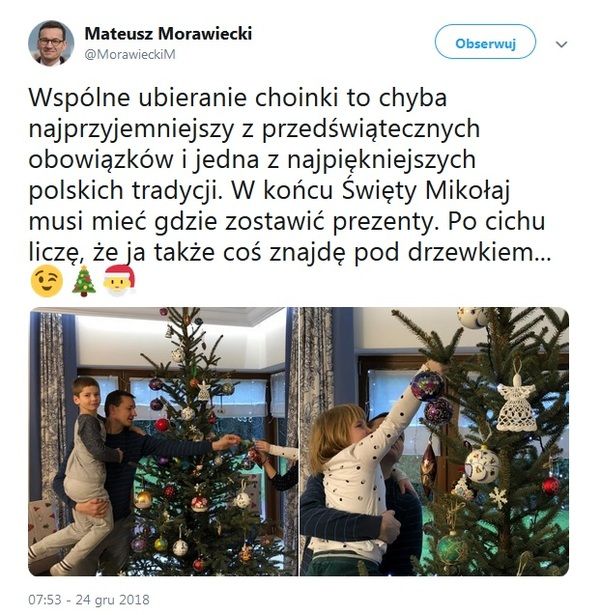 Zdjęcie rodzinne Mateusza Morawieckiego fot. X