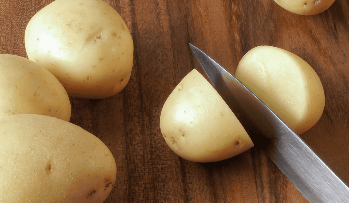 Pokrojony ziemniak