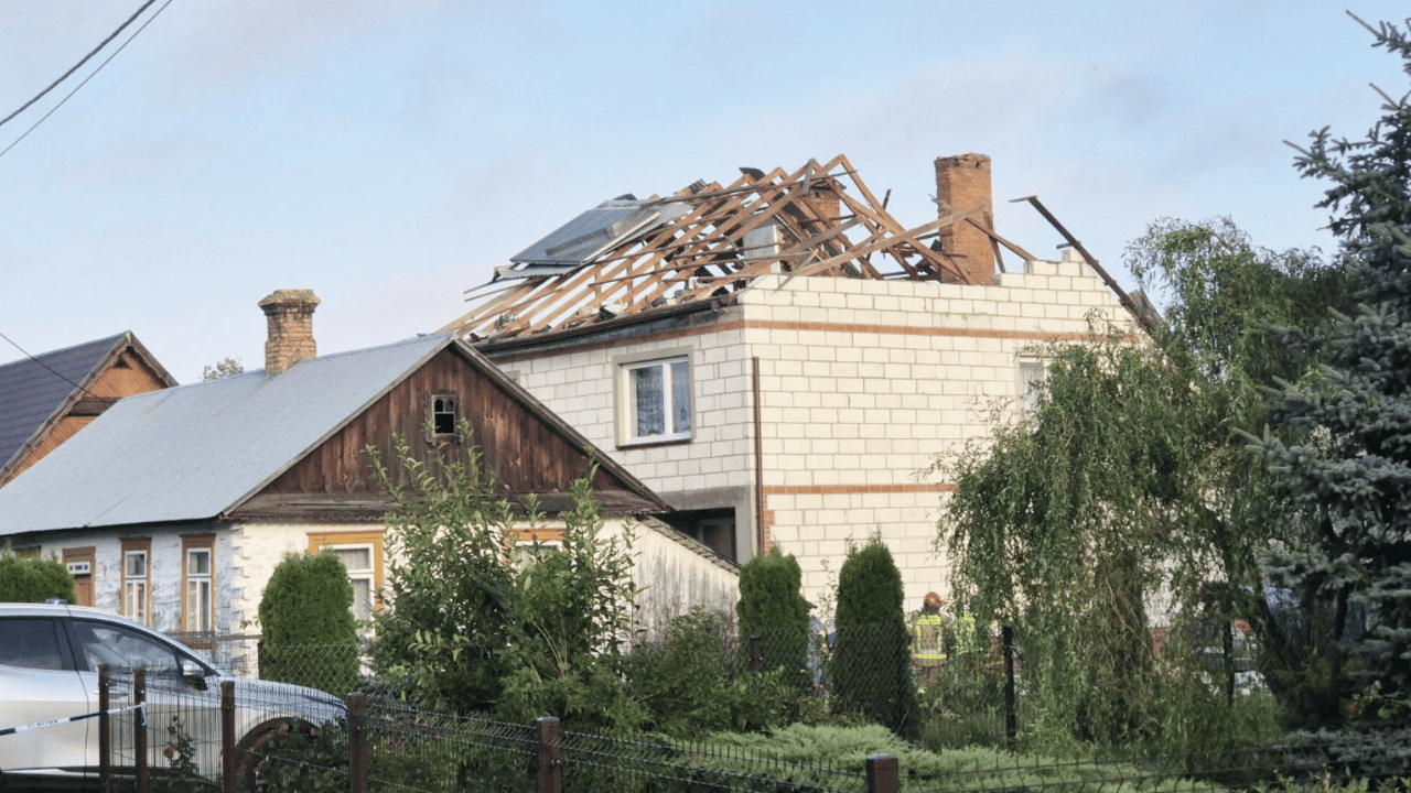 W tych miejscowościach spadły rosyjskie drony. Jeden z nich znaleziono blisko zabudowań