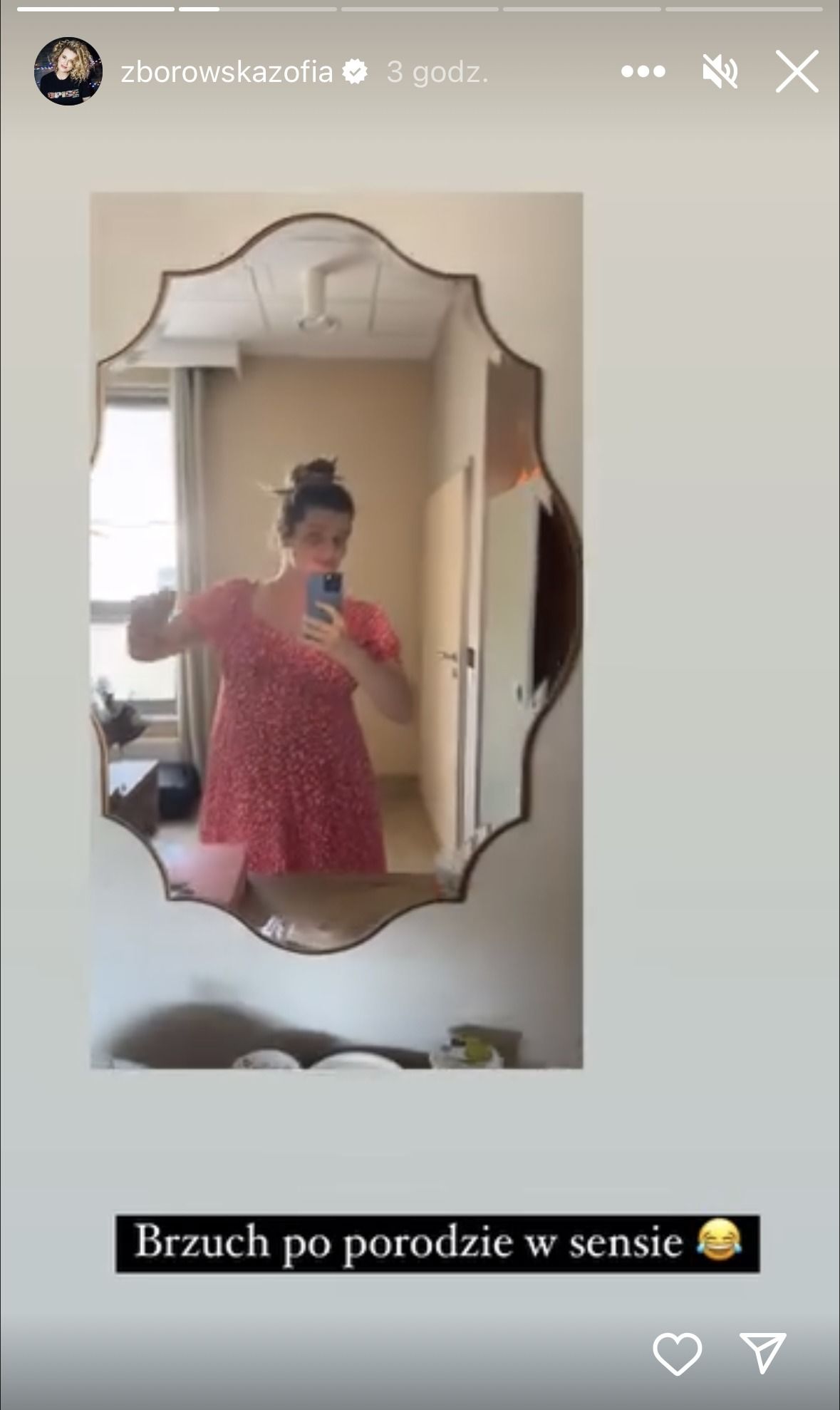 Zofia Zborowska pokazała brzuch ciążowy, fot. Instagram