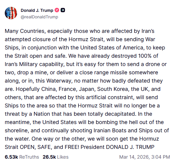 Niewiarygodne co Trump zapowiedział w środku nocy. Mówi, że może uderzyć tam dla zabawy