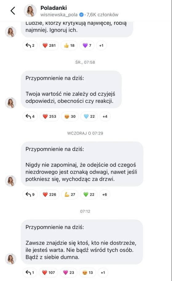 Pola Wiśniewska wypaliła do fanów. Poszło o to, jak traktował ją Michał?