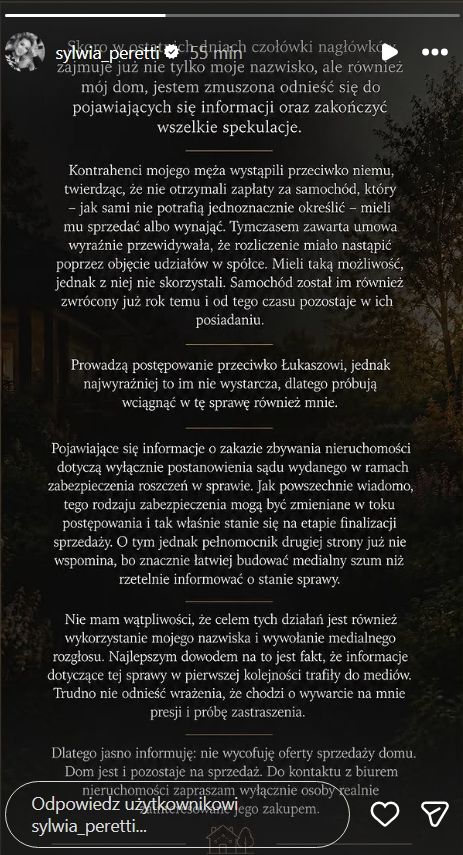 Peretti wrzuciła to chwilę temu. Ujawnia szczegóły zarzutów. Historia ma drugie dno