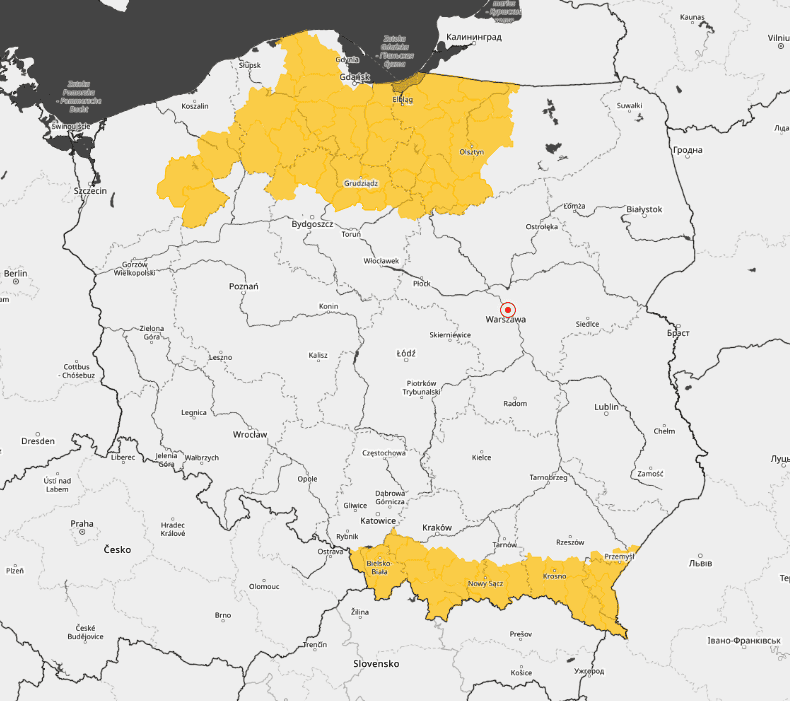 Nagłe zmiany pogody w Polsce. IMGW ostrzega, wydano alerty dla 15 województw 