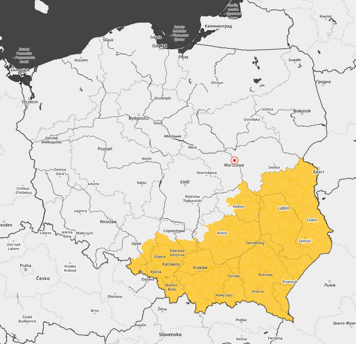 Burze z gradem uderzą dziś w Polskę. IMGW ostrzega siedem województw