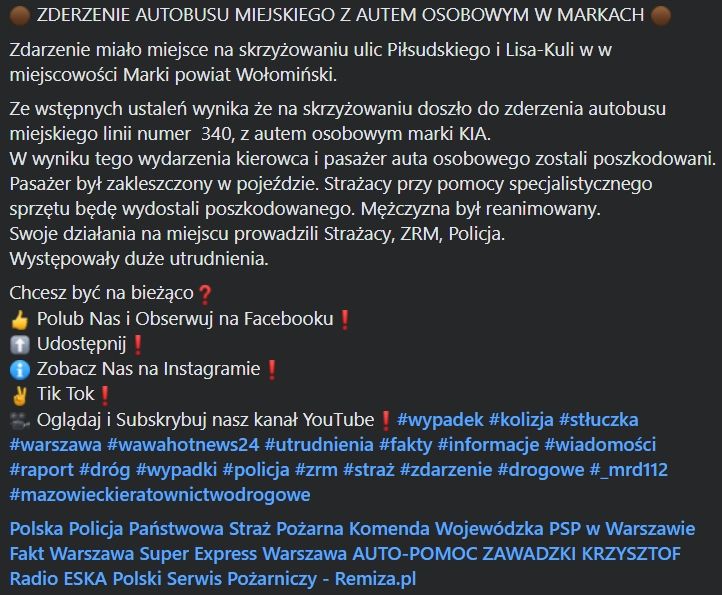 Była 6:20. Dramat w polskiej miejscowości. Droga całkowicie zablokowana, służby przekazały porażające wieści