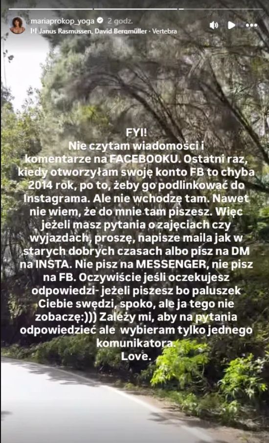 Żona Prokopa przerwała milczenie po ogłoszeniu rozwodu. "Jeżeli piszesz..."