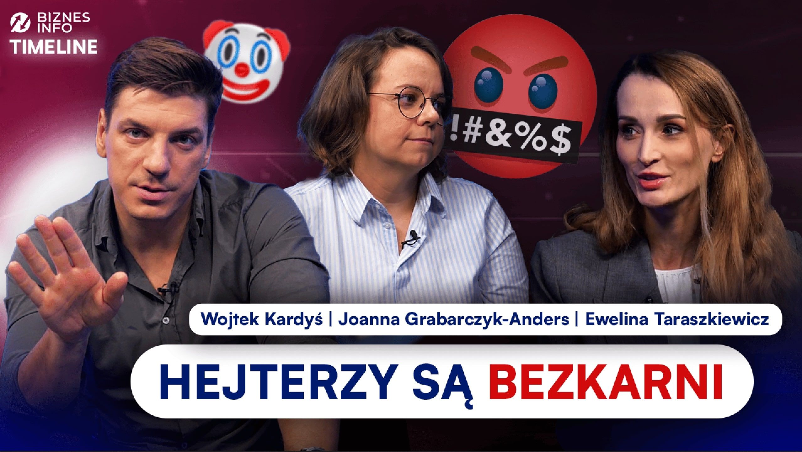 Wojtek Kardyś, Joanna Grabarczyk i Ewelina Taraszkiewicz