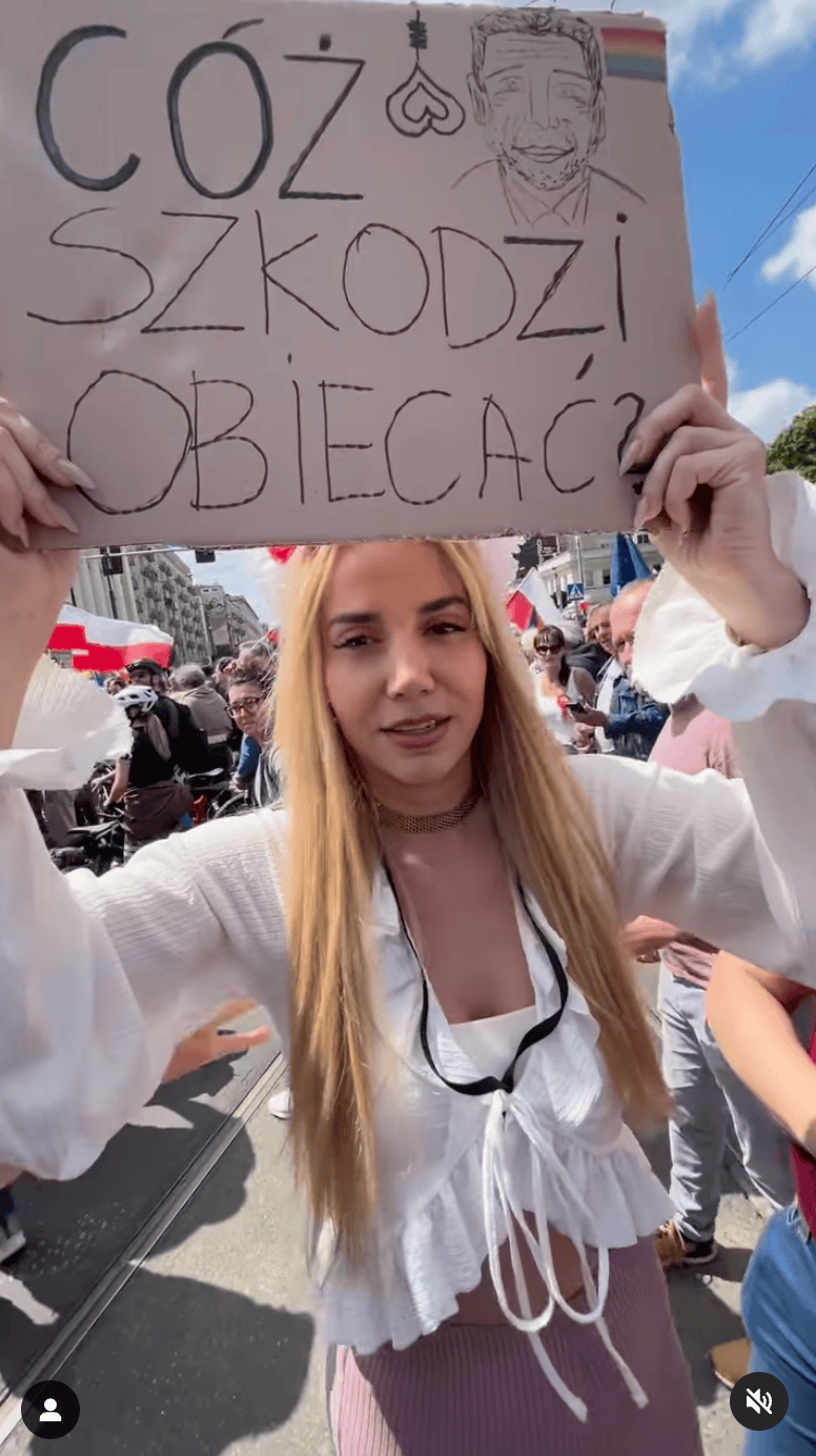 Marianna Schreiber "pobita" na marszu Trzaskowskiego. W sieci pojawiło się nagranie