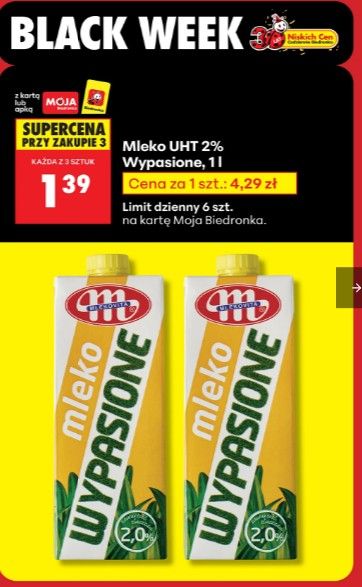 Same hity na Black Week w Biedronce. "1+1 gratis" i gigantyczne obniżki, ale czas jest ograniczony
