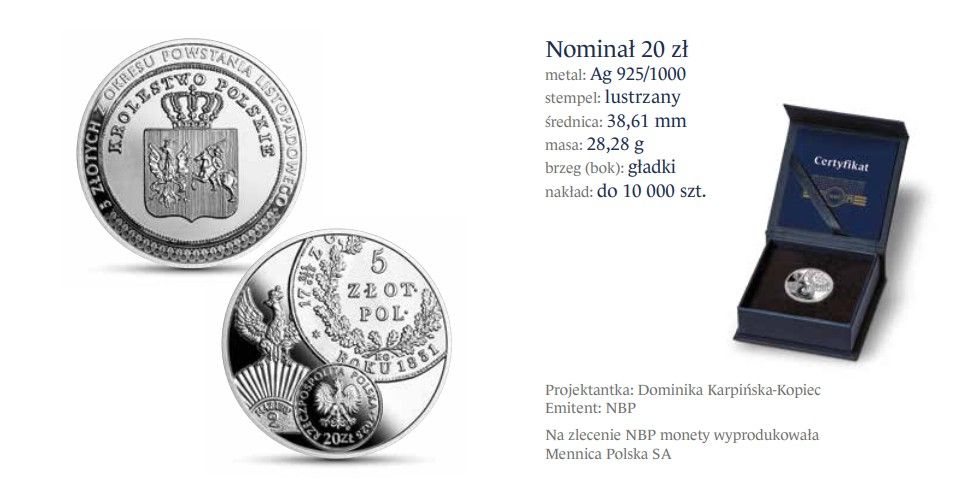 NBP wydaje nową monetę. Już 26 listopada przed oddziałami ustawią się kolejki