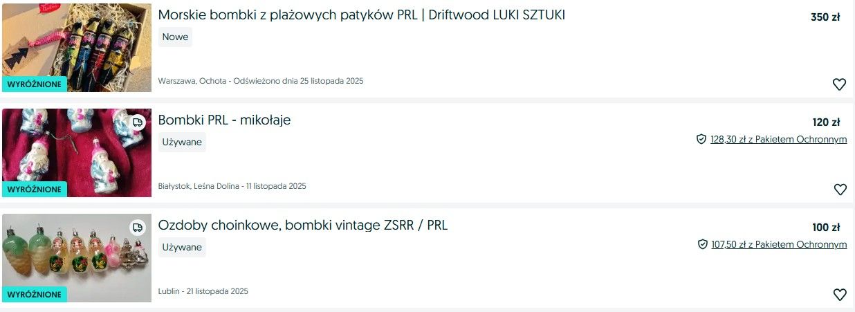 Te bombki z PRL-u zdobiły choinki, dziś są warte fortunę. Takich skarbów poszukują kolekcjonerzy