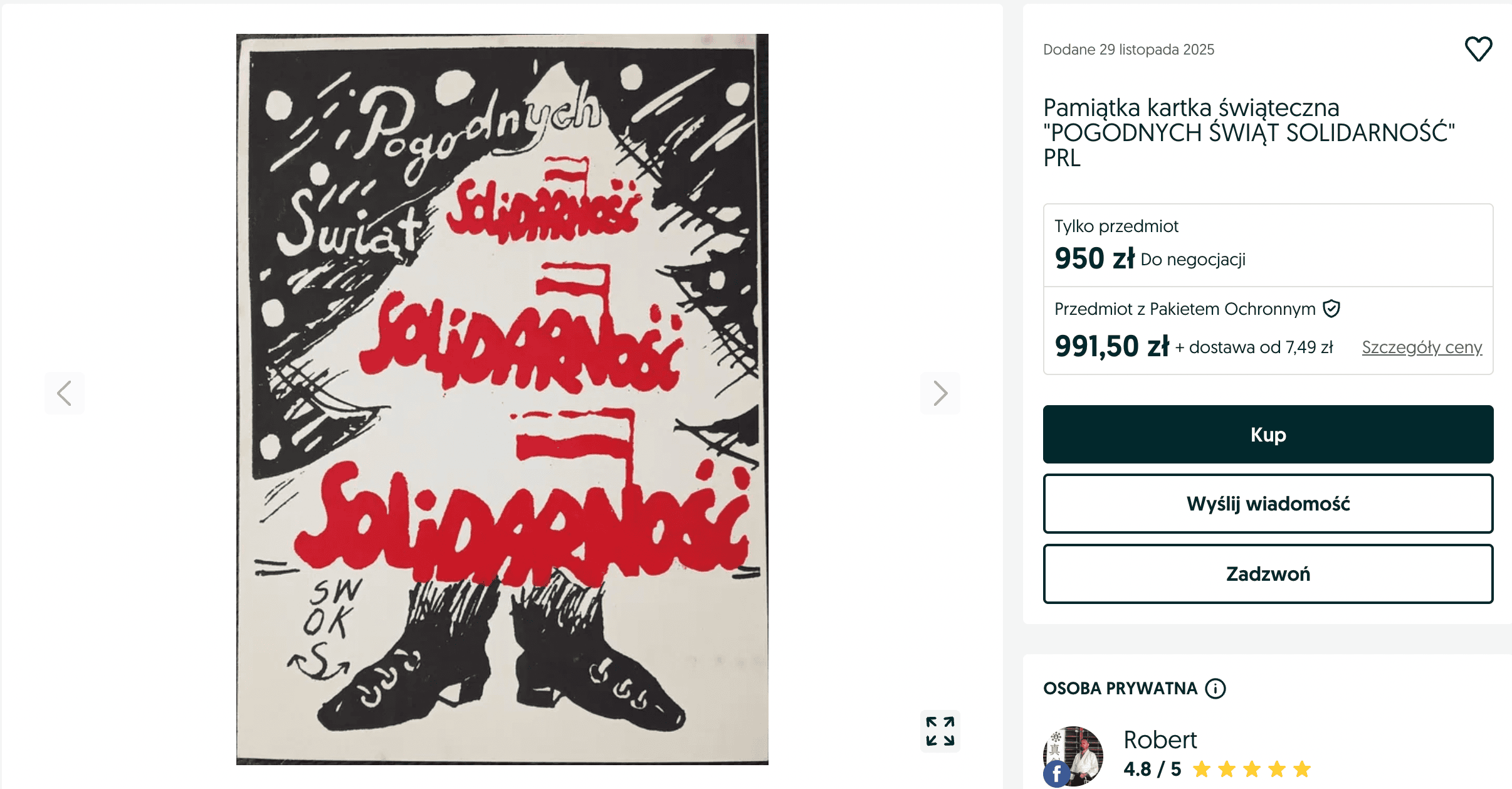 Kartki świąteczne z PRL-u warte majątek. Kolekcjonerzy płacą nawet 950 złotych