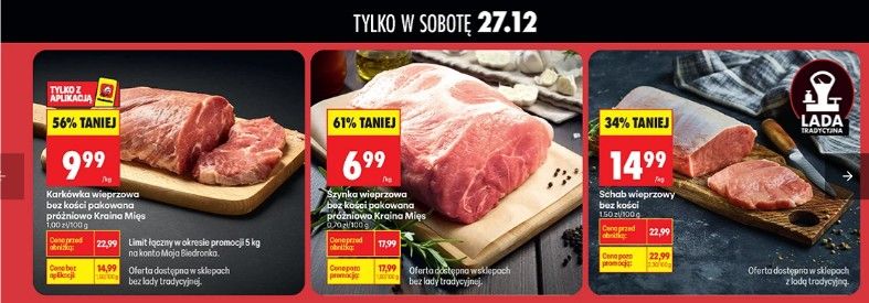 Szaleństwo w Biedronce po świętach. Tylko w sobotę "3+3 gratis", klienci muszą się pospieszyć