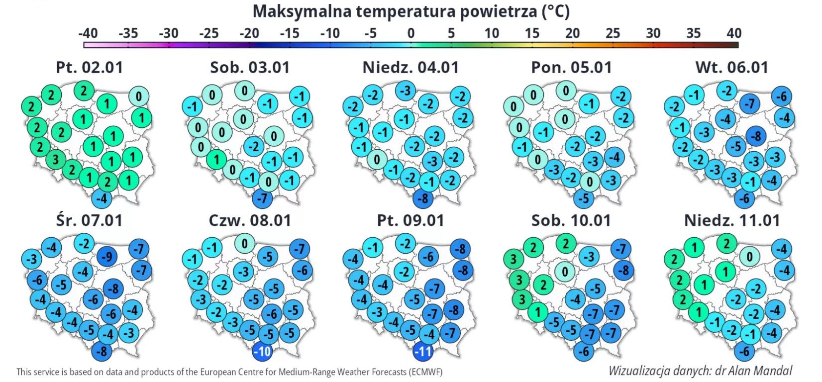 Taka będzie pogoda w styczniu 2026. Najnowsze prognozy IMGW nie pozostawiają złudzeń