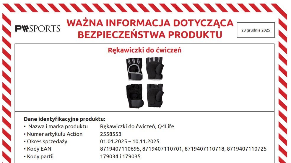 Ważny komunikat Action. Sieć wycofuje ten produkt. "Natychmiast przestań używać i zwróć"