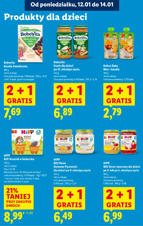 W Lidlu "2+1 gratis" i obniżki o 50 proc. Obowiązują limity, klienci powinni się spieszyć