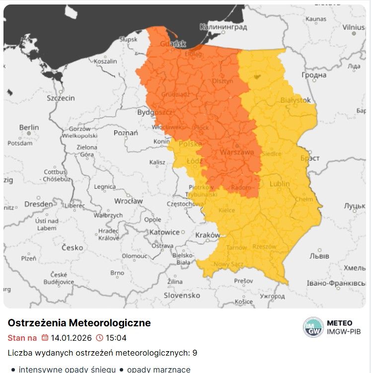 RCB rozsyła alerty do Polaków. "Zostań w domu, jeśli możesz"