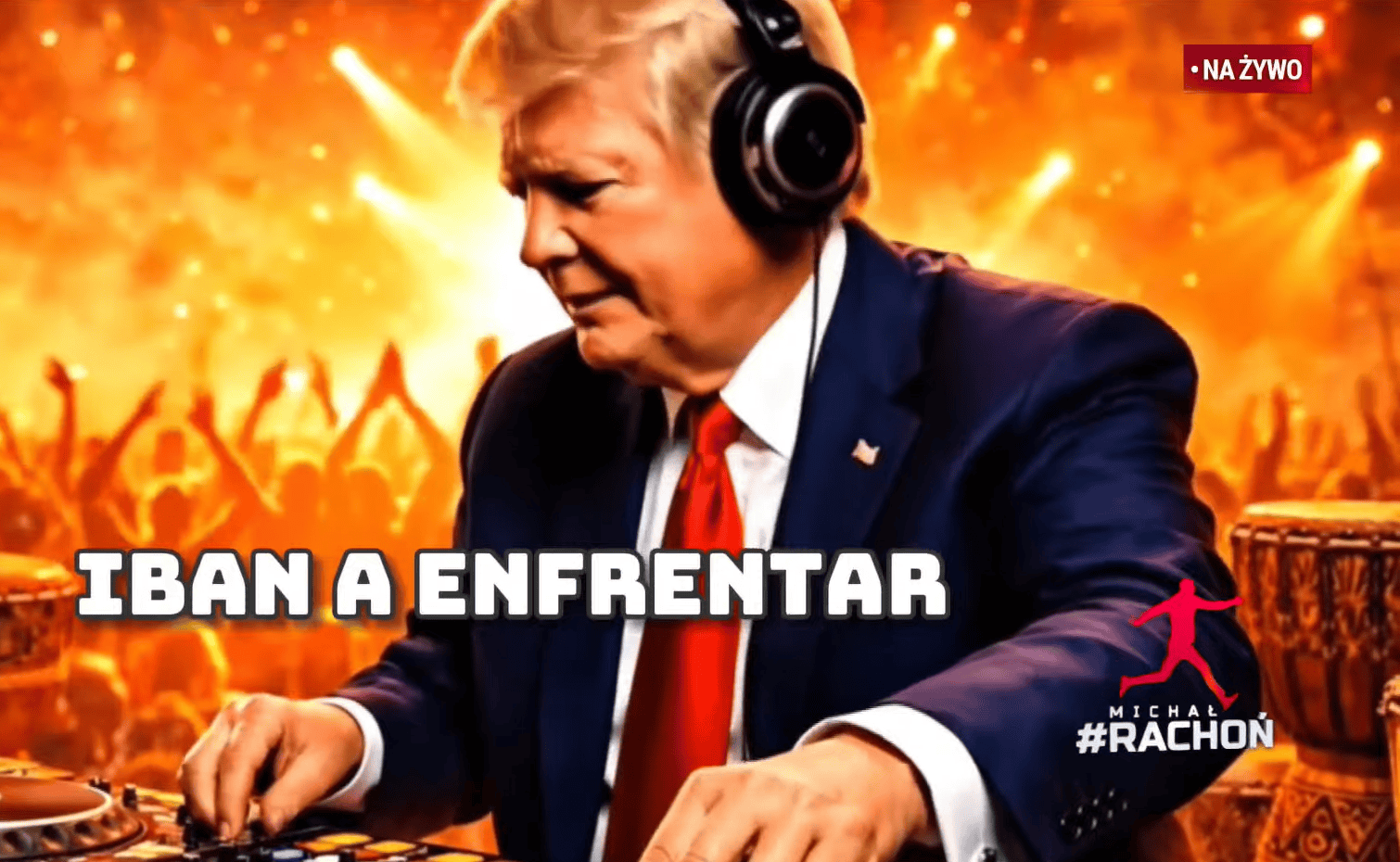 Widzowie przecierali oczy. Trump jako DJ na antenie Republiki