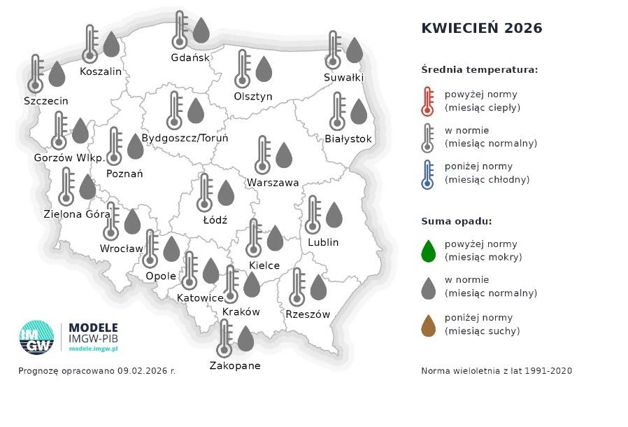 Nie chowaj jeszcze grubej kurtki. Pogoda na Wielkanoc może niemiło zaskoczyć Polaków