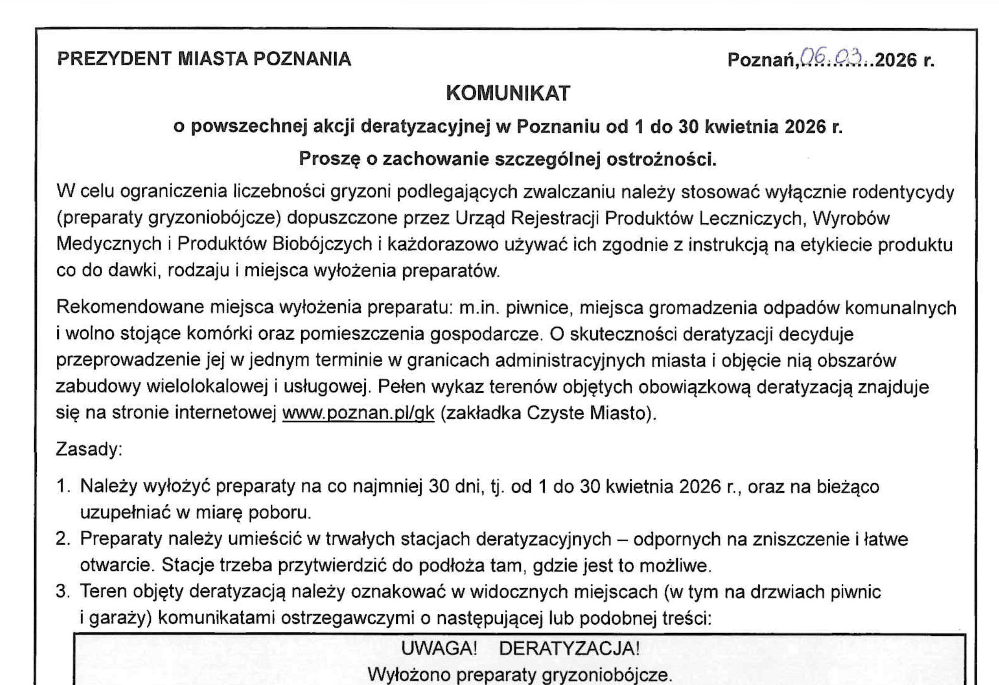 Poważny problem w Poznaniu. Miasto wydało pilny apel do mieszkańców w sprawie szczurów