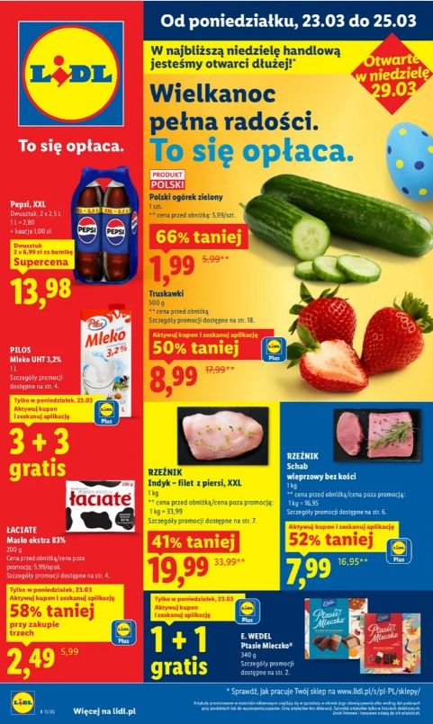 W Lidlu zatrzęsienie promocji. Polacy wykupią przed Wielkanocą, "3+3 gratis" to dopiero początek