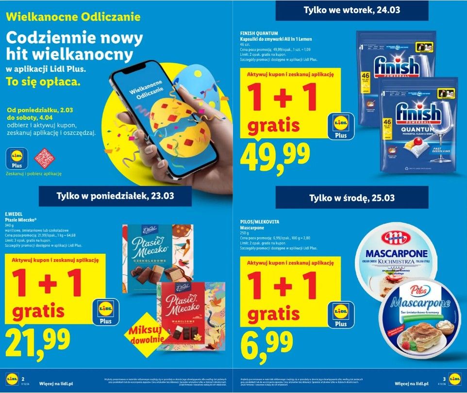 W Lidlu zatrzęsienie promocji. Polacy wykupią przed Wielkanocą, "3+3 gratis" to dopiero początek