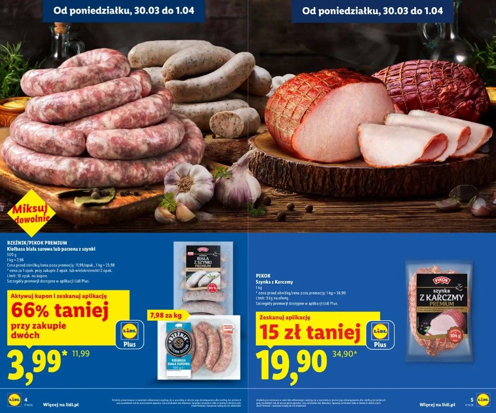 Promocyjne szaleństwo w Lidlu na Wielkanoc. Klienci wypchają koszyki, "2+2 gratis" to początek