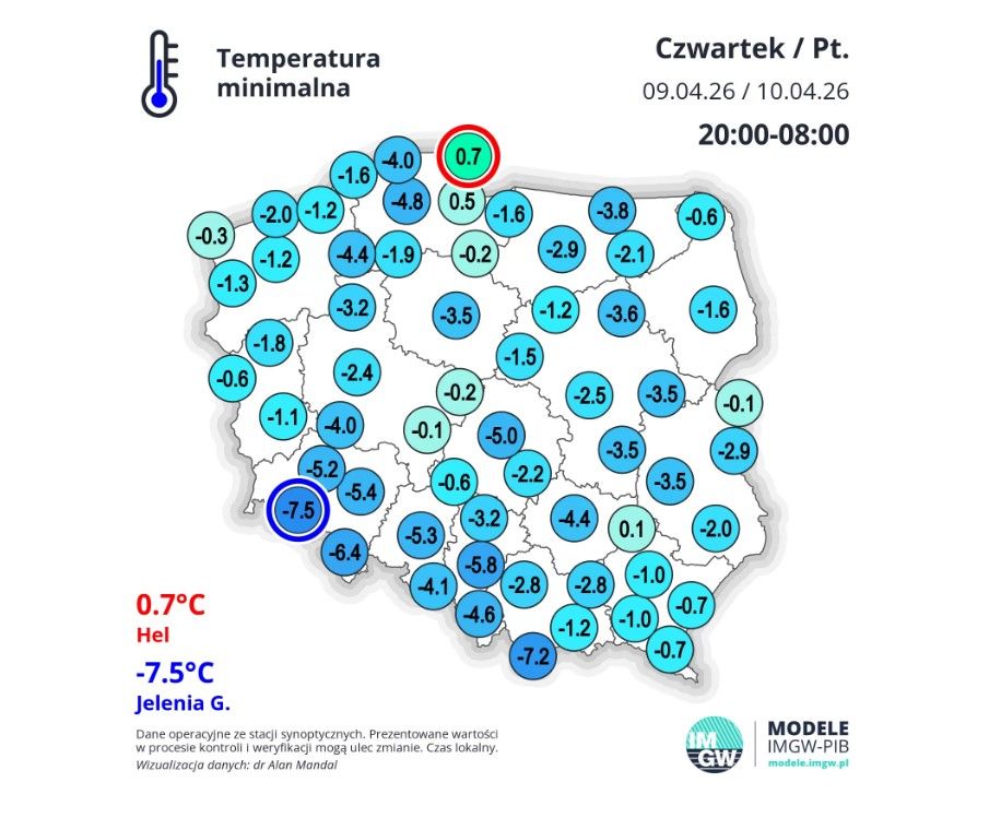 IMGW wydało ostrzeżenia od Szczecina aż po Rzeszów. Zacznie się wieczorem 