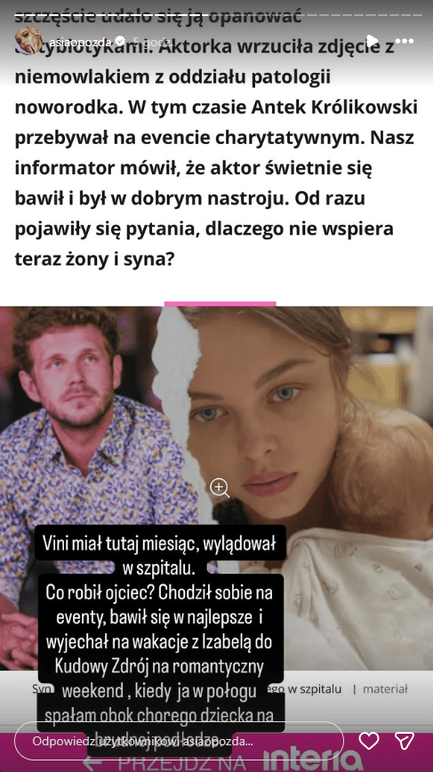 Joanna Opozda ostatecznie rozlicza Antka Królikowskiego. Nie brała jeńców