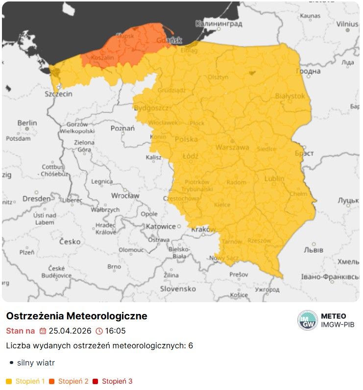 Pogodowe tąpnięcie w Polsce, są ostrzeżenia IMGW. Nadchodzą wichury, deszcz i mokry śnieg