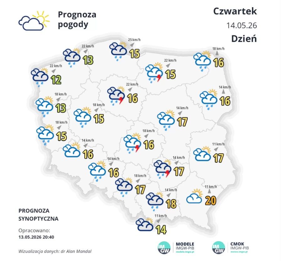 Zacznie się w czwartek, Polska podzielona na pół. Mieszkańcy tych regionów odczują poprawę pogody