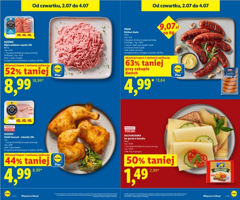 Od czwartku w Lidlu same okazje. Mięso i masło o wiele taniej