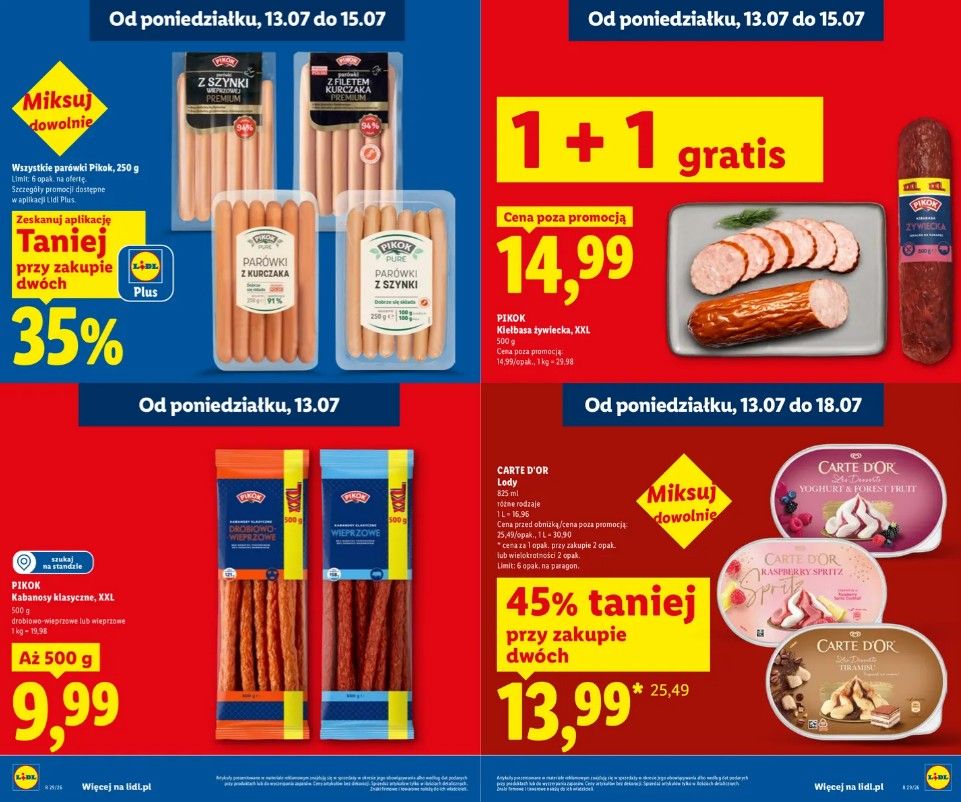 Od poniedziałku w Lidlu same hity. 2+1 za grosz to tylko początek wielkiej promocji