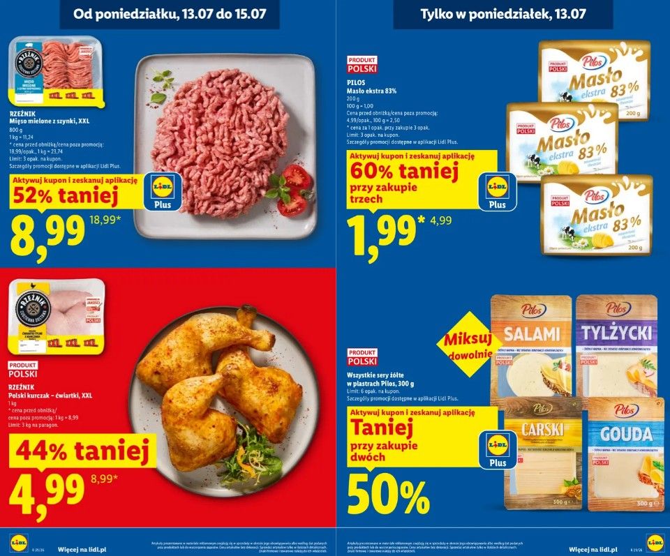 Od poniedziałku w Lidlu same hity. 2+1 za grosz to tylko początek wielkiej promocji