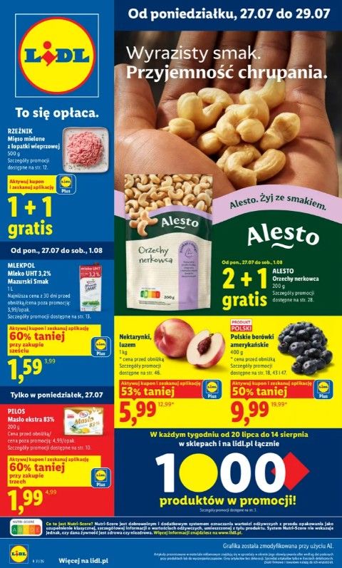 Nowa oferta w Lidlu od poniedziałku. Sieć rusza z hitową promocją "6+6 gratis"