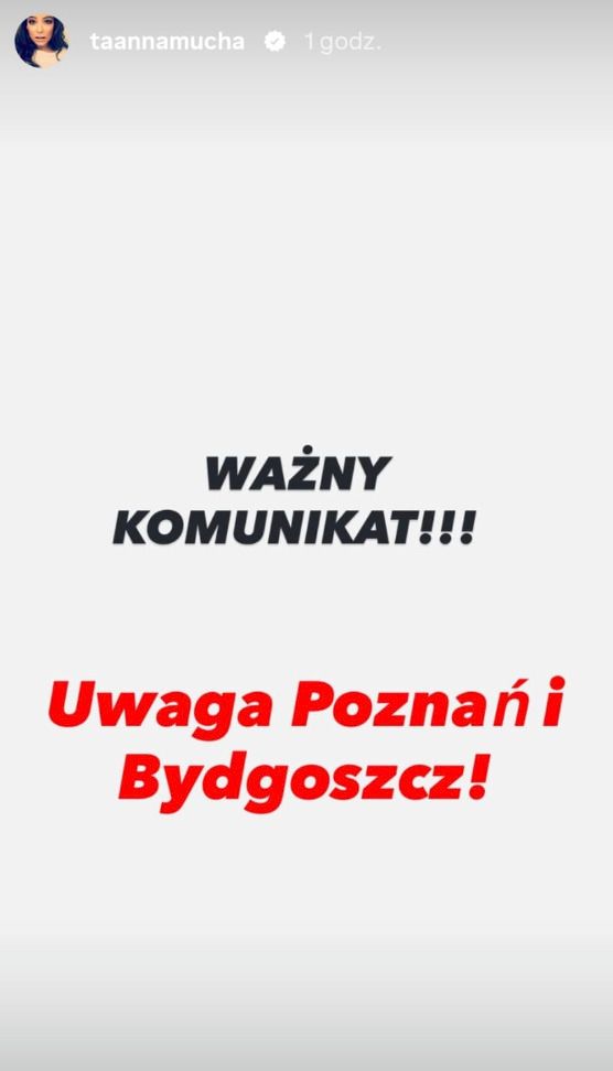 Wszystko odwołane, Mucha załamana. Pokazała zdjęcie z karetki