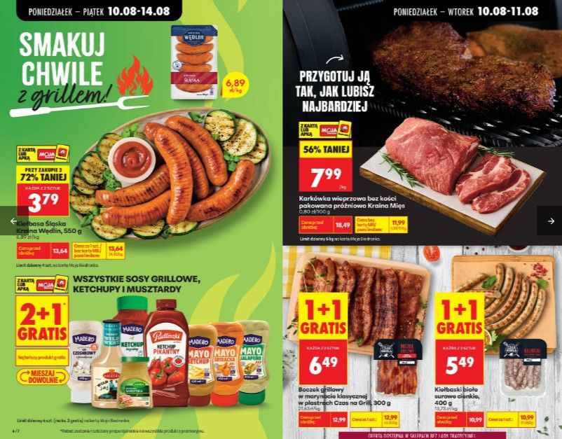 Nowe promocje w Biedronce. Masło 2,49 zł za sztukę, na promocji hity na grilla i oferty 1+1