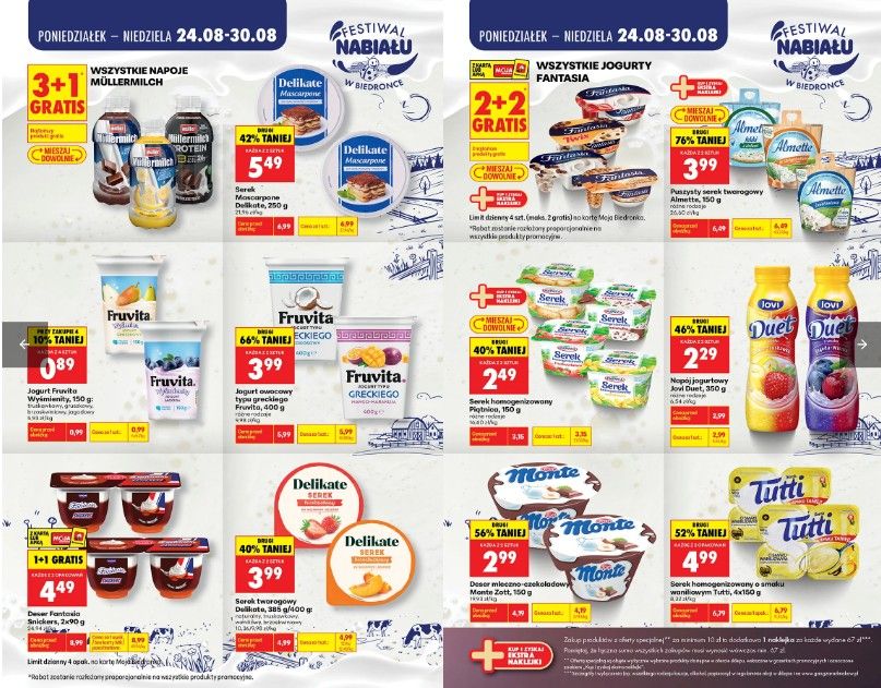 Biedronka odpala mocną promocję. 2+2 i 3+1 gratis. Można brać, ile się udźwignie