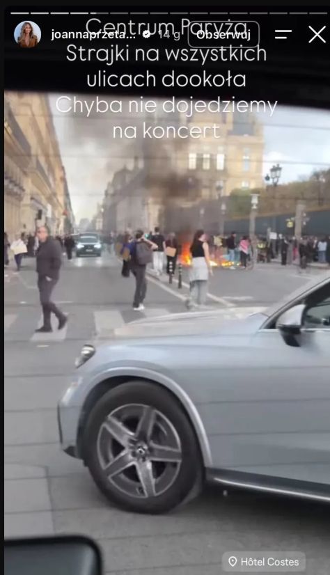 Szokujące sceny w Paryżu. Joanna Przetakiewicz ujawnia, co widziała