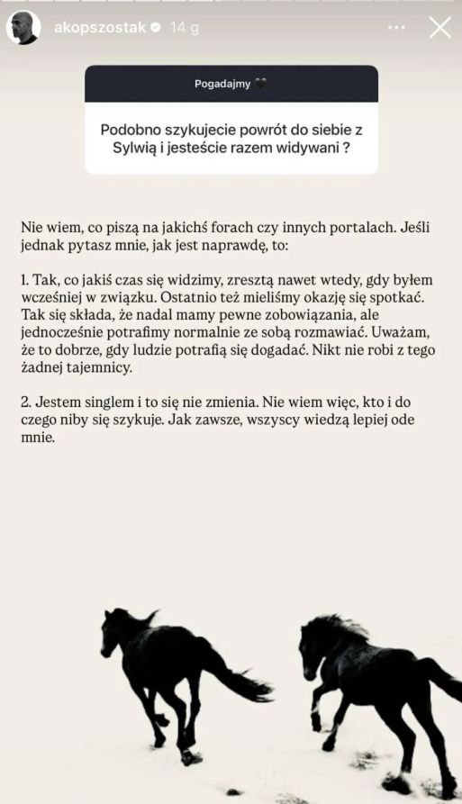 Akop Szostak widuje się z Sylwią? Takie wieści po głośnym rozstaniu