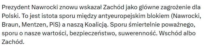"Prezydent Nawrocki znowu wskazał". Donald Tusk nie powstrzymał się od komentarza