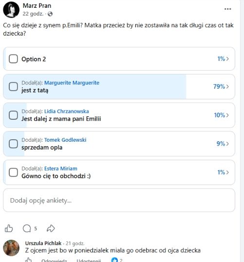 Co się dzieje z synkiem zaginionej Emilii Koprowskiej? Nie ma jej już 3 tygodnie...
