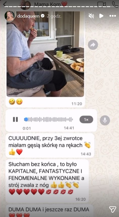 Tak mama Dody zareagowała na jej występ. Te kilka zdań znaczy więcej niż 1000 słów