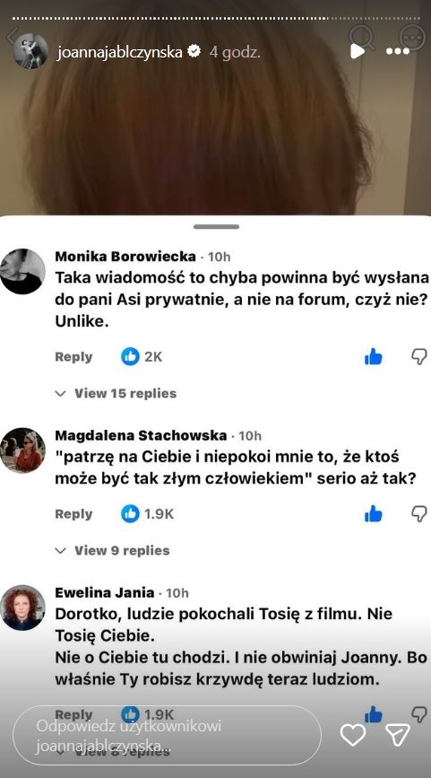 Joanna Jabłczyńska pokazała screeny. Jest zupełnie inaczej niż wszyscy myśleli 