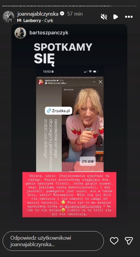 Joanna Jabłczyńska pokazała screeny. Jest zupełnie inaczej niż wszyscy myśleli 