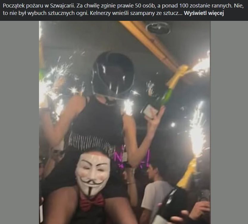 Śledczy analizują zdjęcia w sprawie tragedii w Crans-Montana. Kluczowy wątek